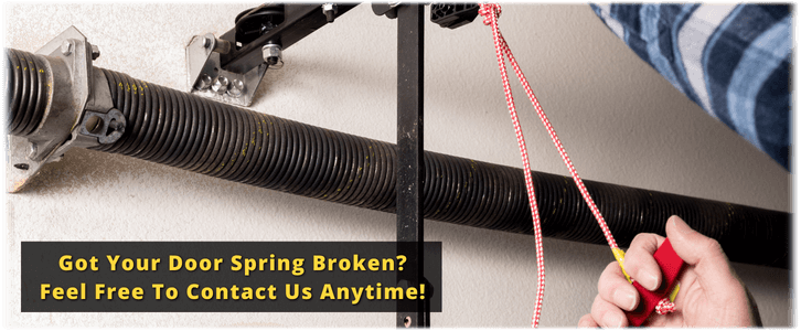 Broken Garage Door Spring Hamilton Ohio